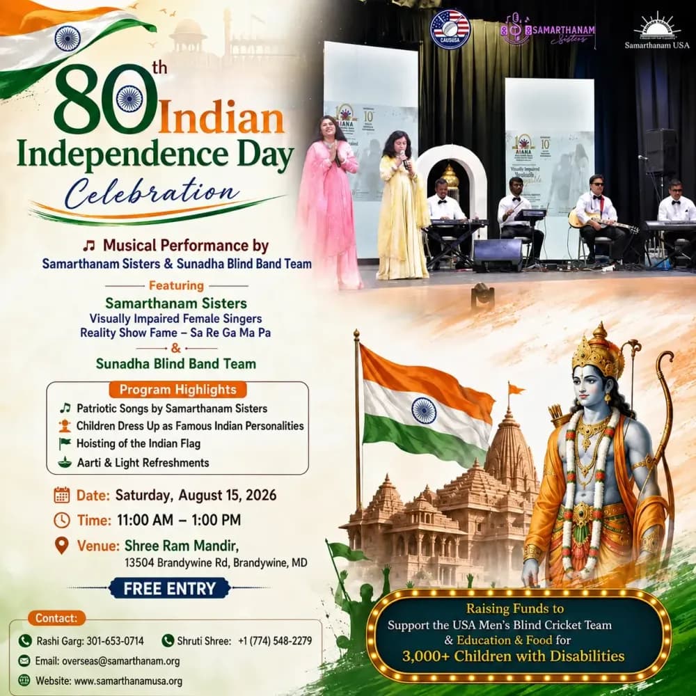 80th Indian Independence Day Celebration